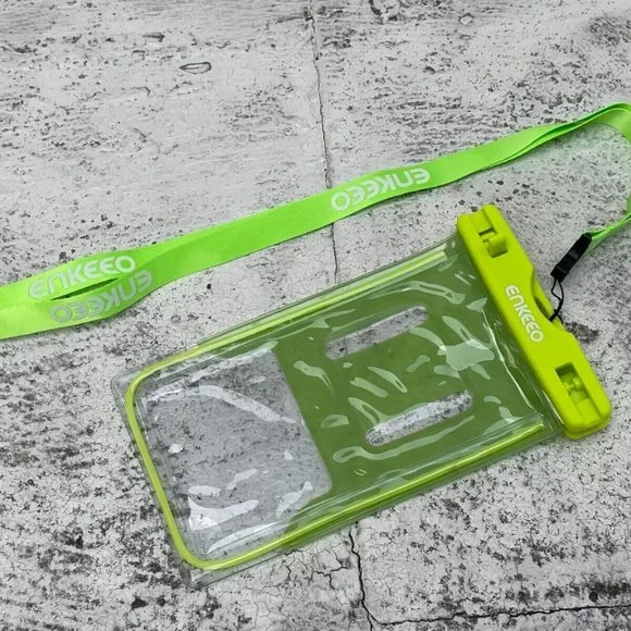 Enkeeo Waterproof Phone Case Neon Green Floating Phone Pouch Underwater - Picture 11 of 11